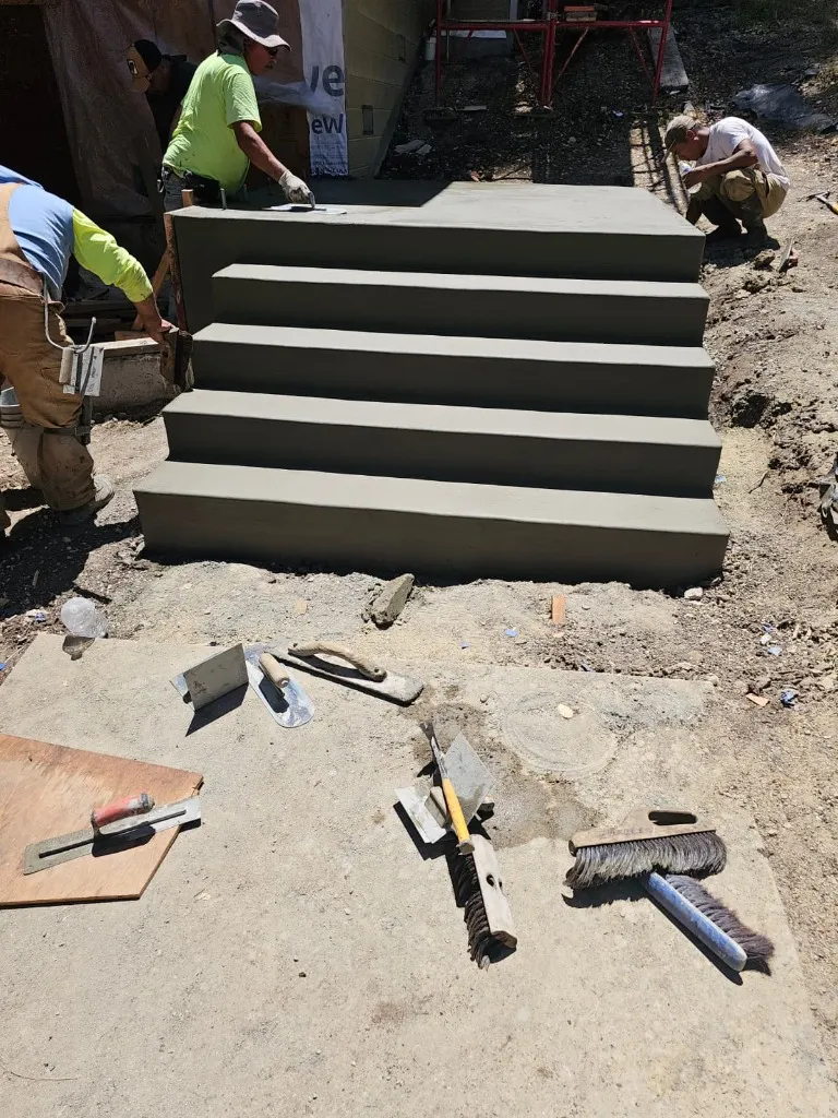 Concrete Stairs Transformation After