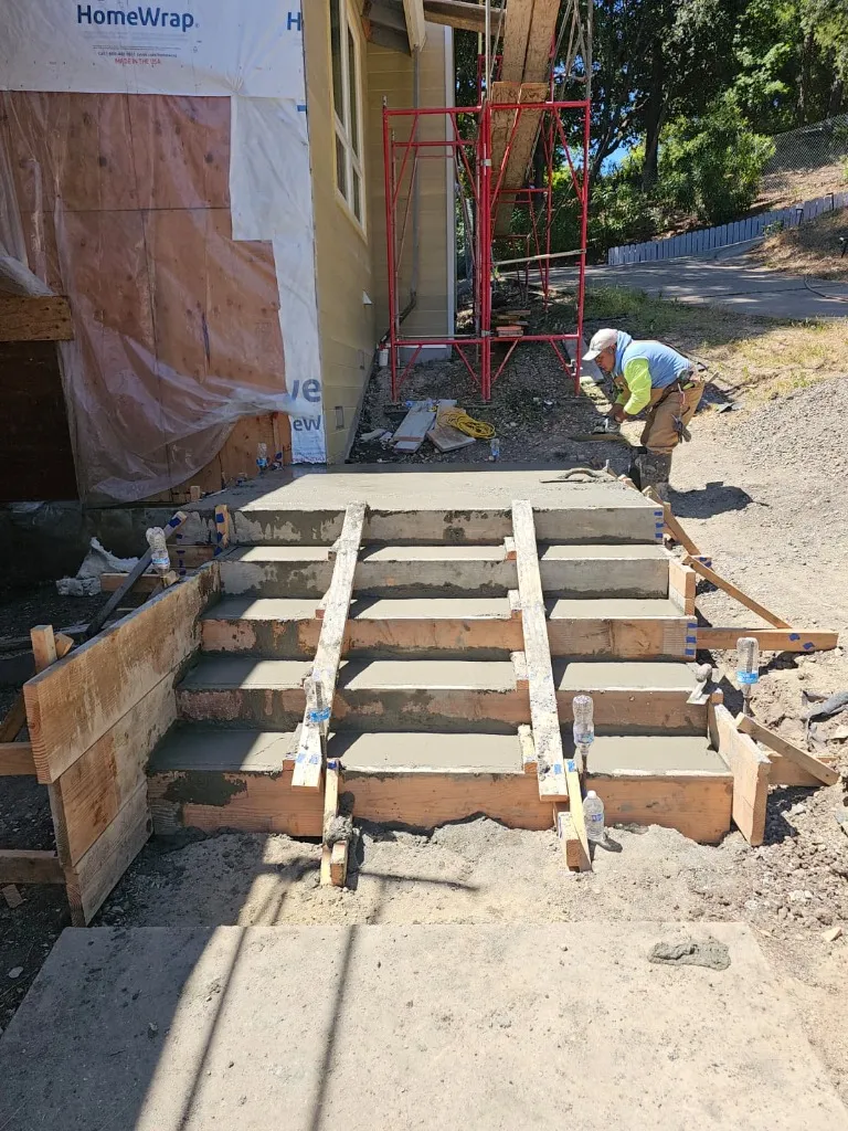 Concrete Stairs Transformation During